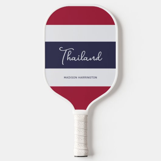Aangepaste naam Thailand Kleuren Pickleball Paddle (Voorkant)