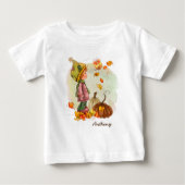 Aangepaste naam Thanksgiving Gift Baby T-Shirts (Voorkant)