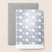 Aangepaste naam Thanksgiving Real Folie Kaarten (Met envelop)