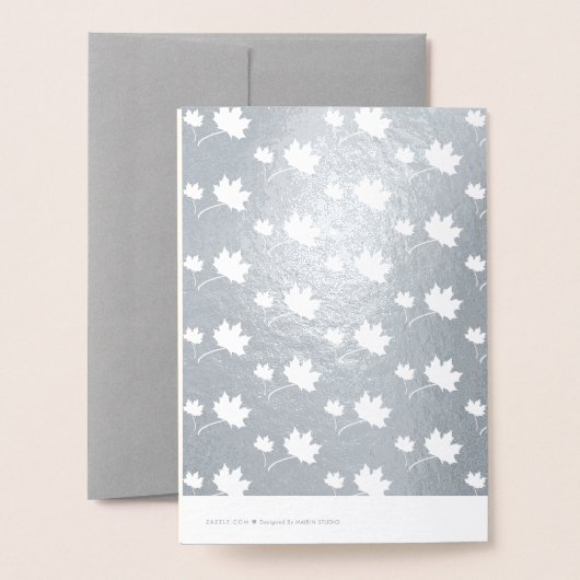 Aangepaste naam Thanksgiving Real Folie Kaarten (Met envelop)