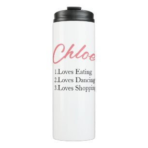 AANGEPASTE NAAM THERMISCHE TUMBLER, CADEAU VOOR BR THERMOSBEKER