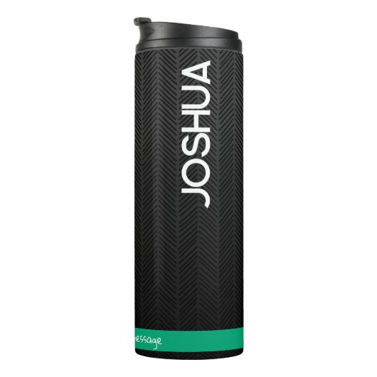 Aangepaste Naam Thermische Tumbler | Gepersonalise Thermosbeker (Geroteerd rechts)