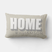 Aangepaste naam Thuis Modern Minimalistisch Steen  Kussen (Achterkant)