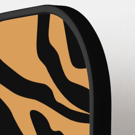 Aangepaste naam tijger - Dierlijk printpatroon - K Pickleball Paddle (Links Detail)