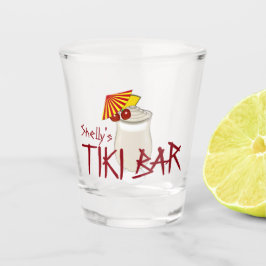 Aangepaste naam Tiki Bar Shot Glas