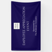 Aangepaste naam titel bedrijfslogo banner (Verticaal)