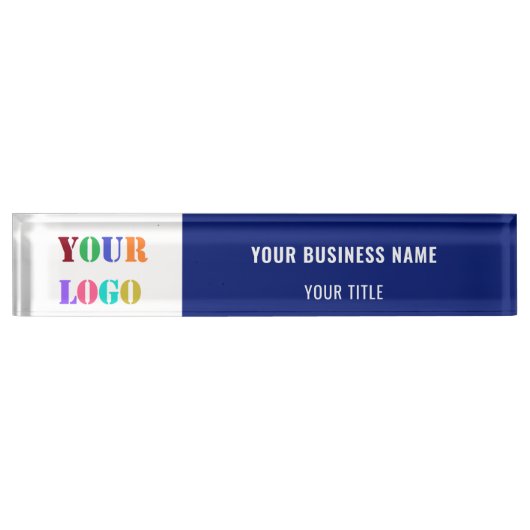 Aangepaste naam Titel Desk Naam Bord Uw kleuren Naambordje (Voorkant)