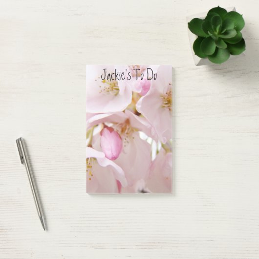 Aangepaste naam To Do post-it notities Blossoms ca Post-it® Notes (Kantoor)