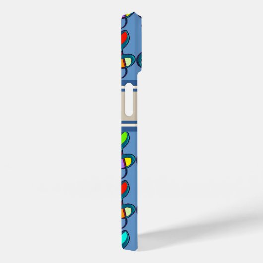 Aangepaste Naam toevoegen Kleurenclaves Case-Mate iPhone Case (Achterkant / Rechts)