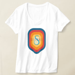 Aangepaste naam toevoegen Monogrammed Initiaal gep T-shirt