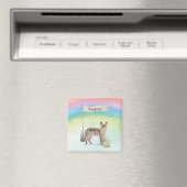 Aangepaste naam Tonkinese Cat Pet Magneet (Insitu (Vaatwasser))