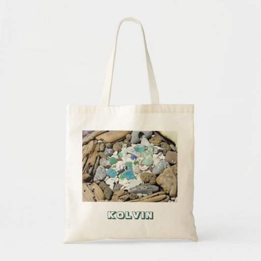 Aangepaste naam Totes Uw naam boodschappentassen S Tote Bag (Voorkant)