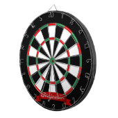Aangepaste Naam Traditioneel Dartbord met Darts (Voorkant Rechts)