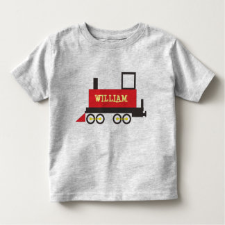 AANGEPASTE NAAM TREINLOCOMOTIEF KINDER SHIRTS