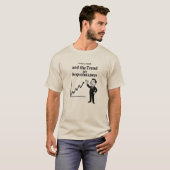 Aangepaste Naam Trend Grafiek Grappige Handelaar T-shirt (Voorkant volledig)