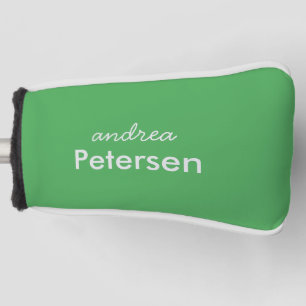 Aangepaste naam trendy moderne minimalistisch golfheadcover