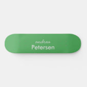 Aangepaste naam trendy moderne minimalistisch persoonlijk skateboard (Horizontaal)