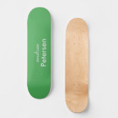 Aangepaste naam trendy moderne minimalistisch persoonlijk skateboard (Voorkant)