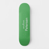 Aangepaste naam trendy moderne minimalistisch persoonlijk skateboard (Voorkant)