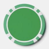 Aangepaste naam trendy moderne minimalistisch poker chips (Achterkant)