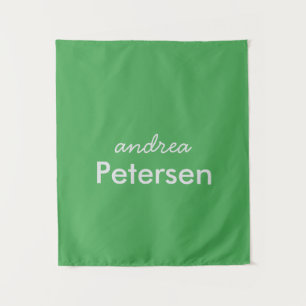 Aangepaste naam trendy moderne minimalistisch wandkleed
