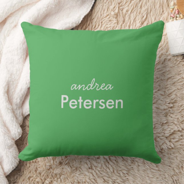 Aangepaste naam trendy moderne minimalistische kussen (Deken)