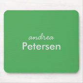 Aangepaste naam trendy moderne minimalistische muismat (Voorkant)