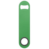 Aangepaste naam trendy moderne minimalistische speed flessenopener (Achterkant)