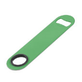 Aangepaste naam trendy moderne minimalistische speed flessenopener (Achterkant Gekanteld)