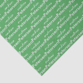 Aangepaste naam trendy moderne minimalistische tissuepapier (Detail)