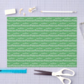 Aangepaste naam trendy moderne minimalistische tissuepapier (Craft)