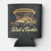 Aangepaste NAAM Trofee Visvangst Visserijtang Visl Blikjeskoeler (Voorkant)