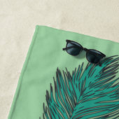 Aangepaste naam Tropical Parrot Strandlaken (In situ)