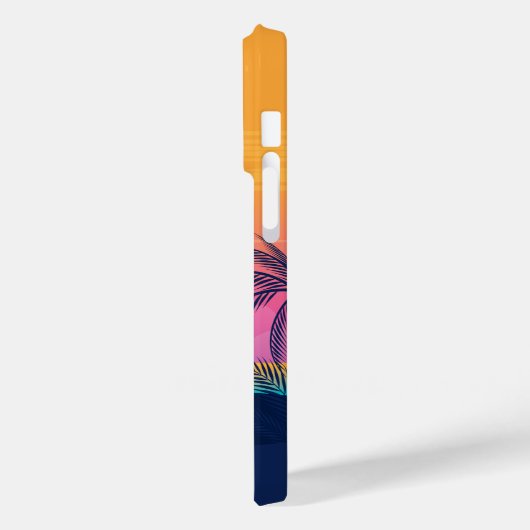 Aangepaste naam Tropical Sunset Case-Mate iPhone Case (Achterkant / Links)