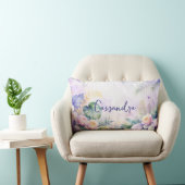 Aangepaste naam tropische bloemen  kussen (Stoel)