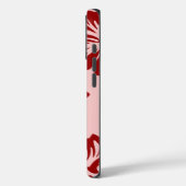 Aangepaste naam Tropische Hibiscus Bloem Case-Mate iPhone Case (Achterkant / Links)