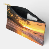 Aangepaste naam tropische strand Sunset Etui (Open)