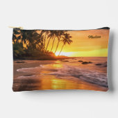 Aangepaste naam tropische strand Sunset Etui (Voorkant)