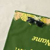 Aangepaste naam Tropische zomerhanddoek Strandlaken (In situ)