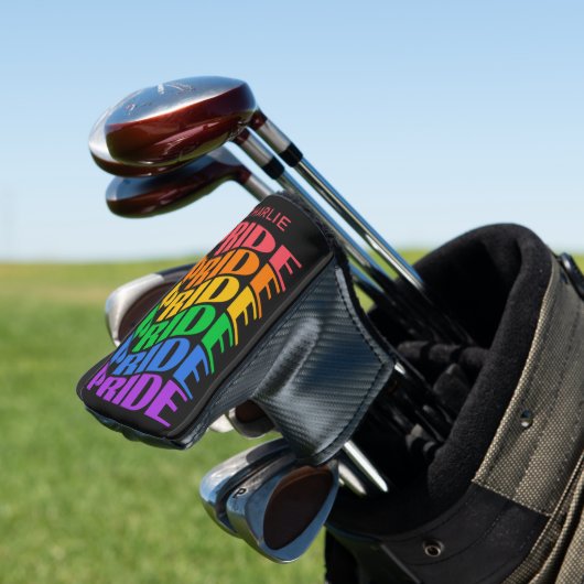 Aangepaste naam trots golfheadcover (Insitu)