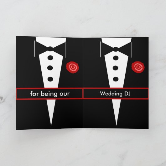 Aangepaste naam Trouw-DJ Trouw Bedankt (Binnen)