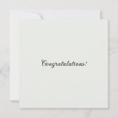 Aangepaste Naam Trouwjurk Bruid om Kaart te zijn (Achterkant)