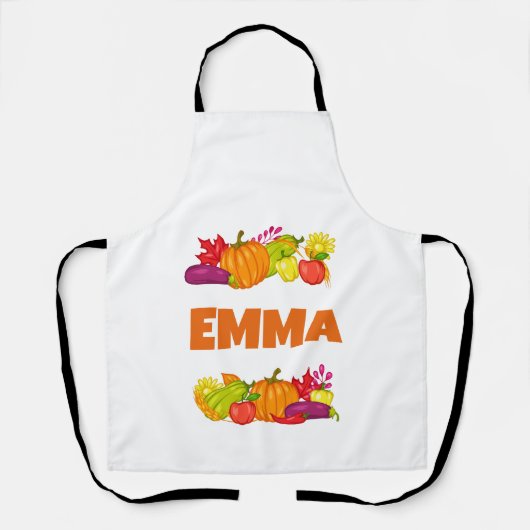 Aangepaste Naam Tuin Schort (Voorkant)