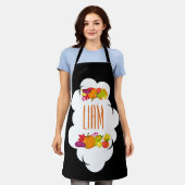 Aangepaste Naam Tuin Schort (Gedragen)