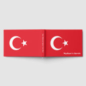 Aangepaste naam Turkije Vlag Gastenboek (Volledig)