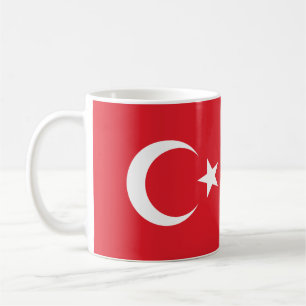 Aangepaste naam Turkije Vlag Koffiemok