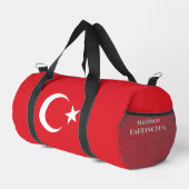 Aangepaste naam Turkije Vlag Plunjezak (Rechterhoek)