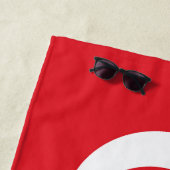 Aangepaste naam Turkije Vlag Strandlaken (In situ)