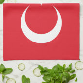 Aangepaste naam Turkije Vlag Theedoek (Gevouwen)