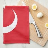 Aangepaste naam Turkije Vlag Theedoek (Quarter Fold)